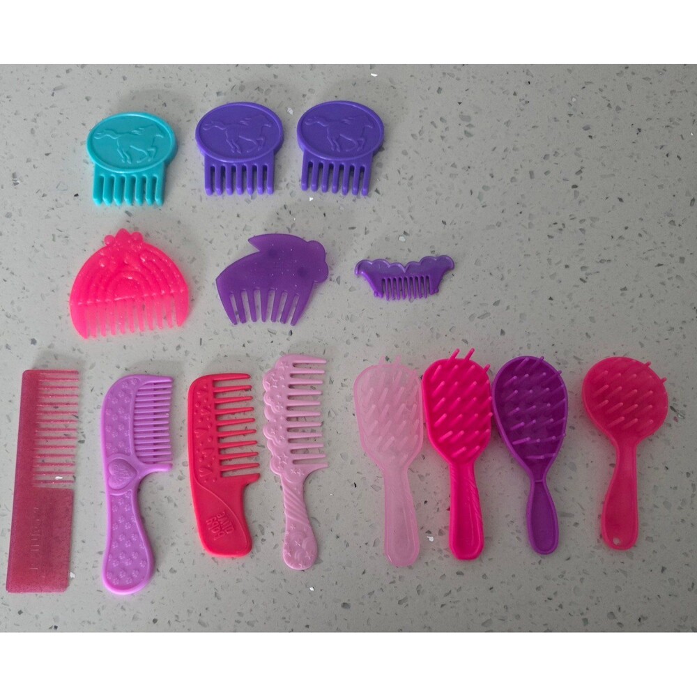 Vintage Barbie & Pony Doll Hair Brush Comb Accessory Lot 90s Y2K